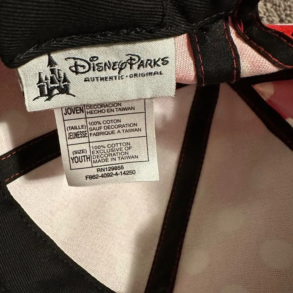Disney Park Youth Minnie Mouse Hat - Picture 2 of 4
